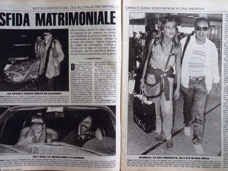 La Domenica del Corriere 3 Ottobre 1981 Fuga Vittoria Pasolini …