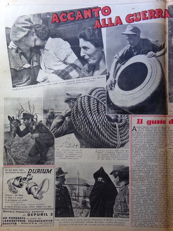 La Domenica del Corriere 3 Settembre 1944 WW2 Libri Fronte …