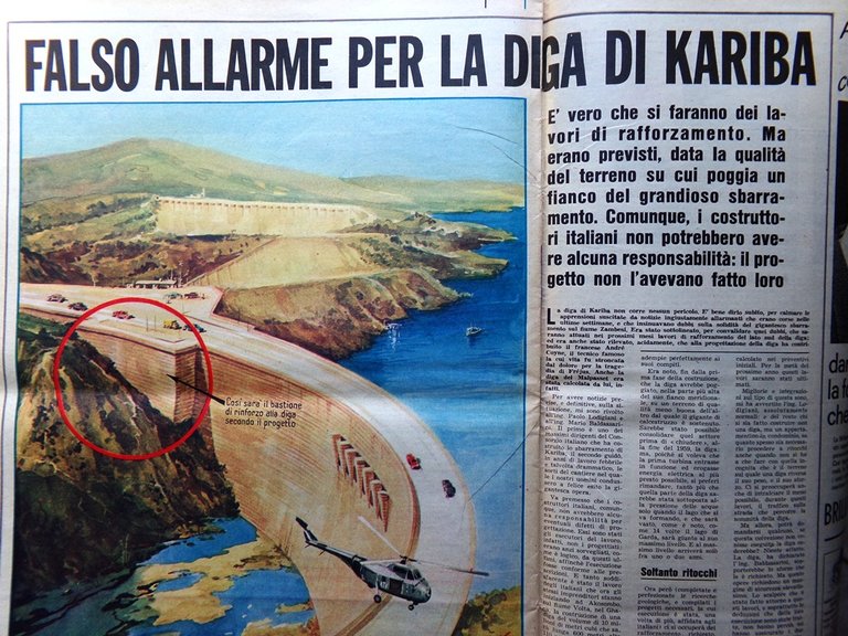 La Domenica del Corriere 3 Settembre 1961 Goya Bingo Diga …