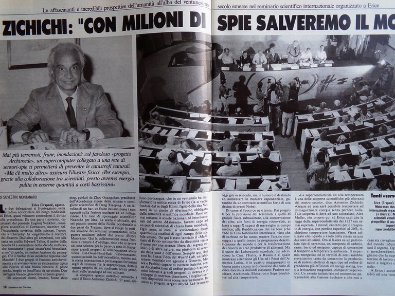 La Domenica del Corriere 3 Settembre 1987 Monaco Fantasmi Hess …