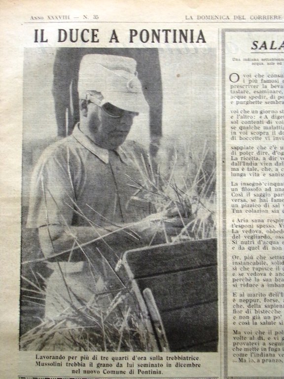 La Domenica del Corriere 30 Agosto 1936 Rivolta in Spagna …