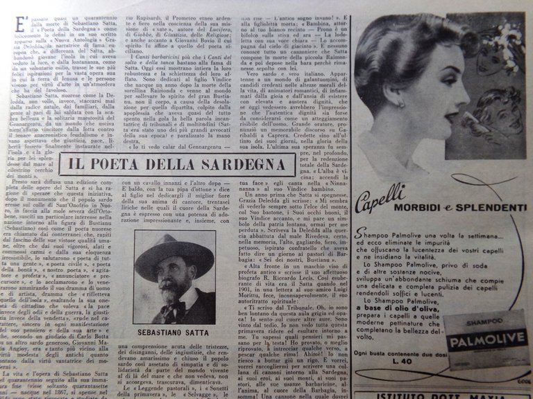 La Domenica del Corriere 30 Agosto 1953 Soraya Sherlock Luini …