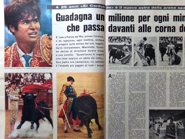 La Domenica del Corriere 30 Agosto 1964 Morte Togliatti Benitez … | Immagine Gallery 2