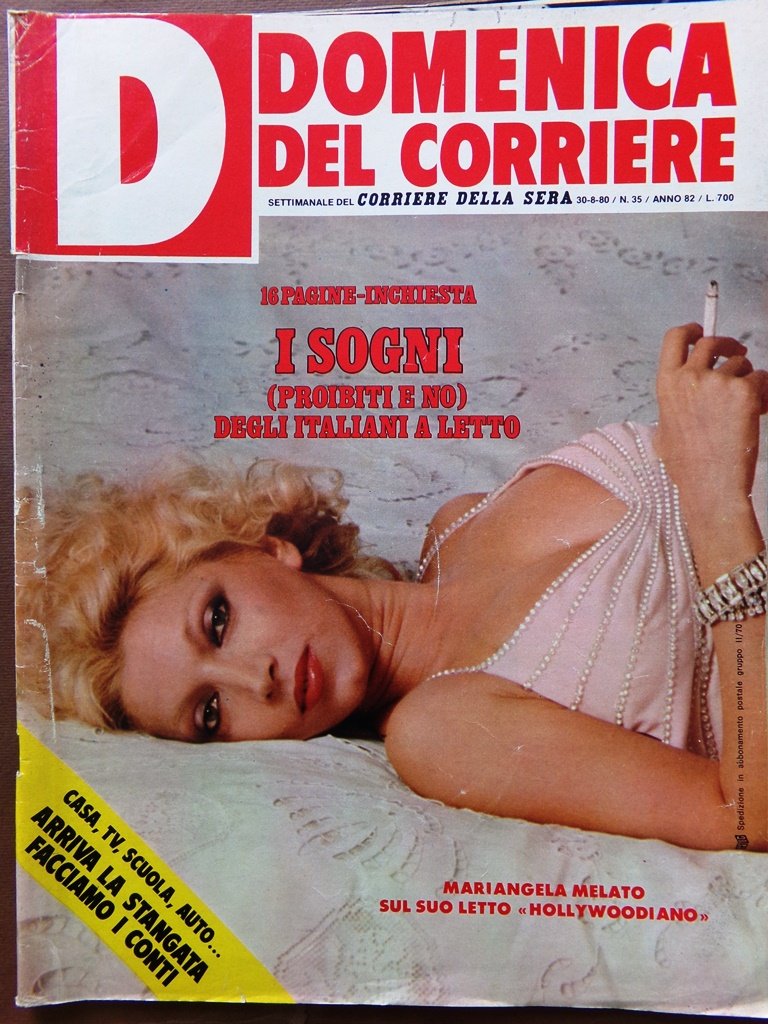 La Domenica del Corriere 30 Agosto 1980 Antonelli Falcao Carolina …