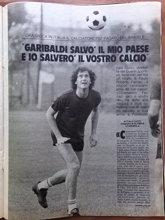 La Domenica del Corriere 30 Agosto 1980 Antonelli Falcao Carolina …