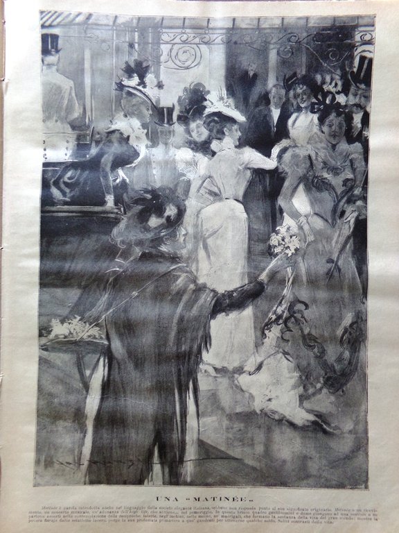 La Domenica del Corriere 30 Aprile 1899 Musica Animali Savoia …