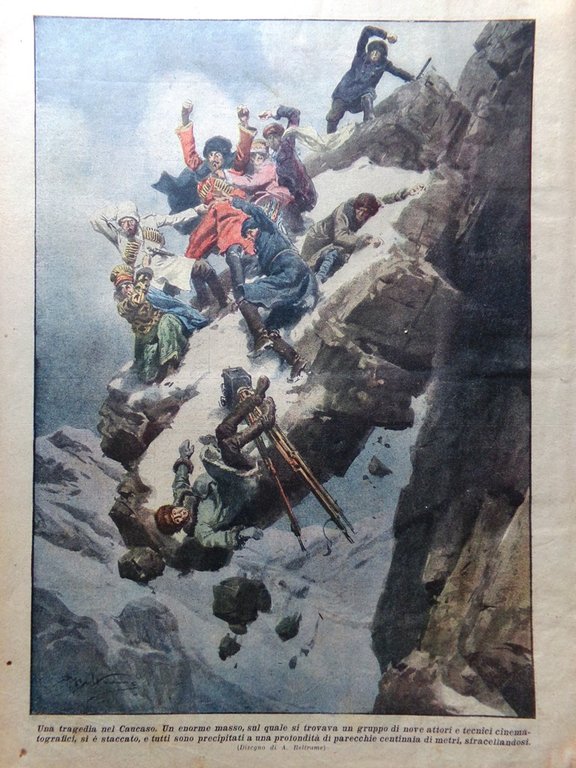 La Domenica del Corriere 30 Dicembre 1928 Fantasma South Mimms … | Immagine Gallery 7