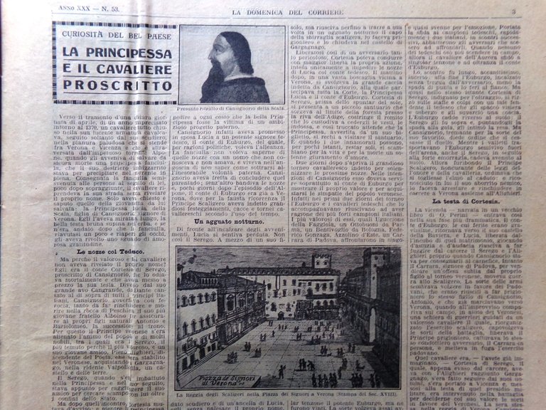 La Domenica del Corriere 30 Dicembre 1928 Fantasma South Mimms … | Immagine Gallery 9