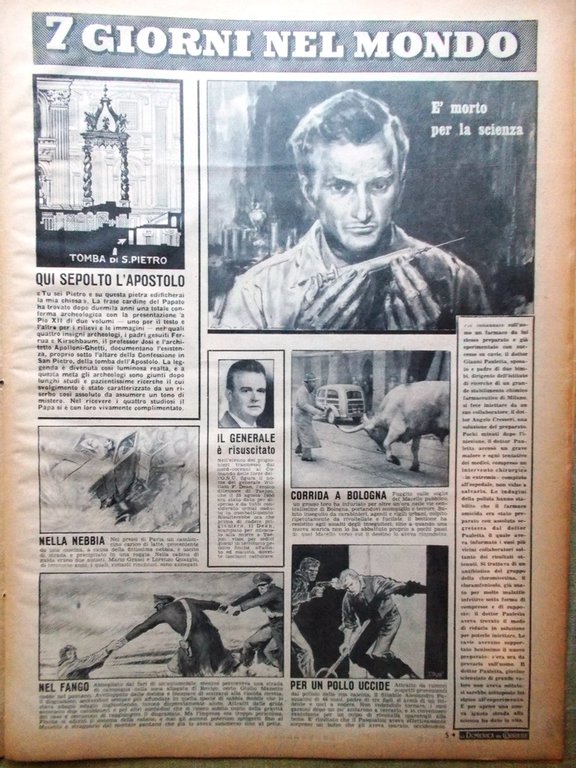 La Domenica del Corriere 30 Dicembre 1951 Gramatica Ruggeri Ascari …
