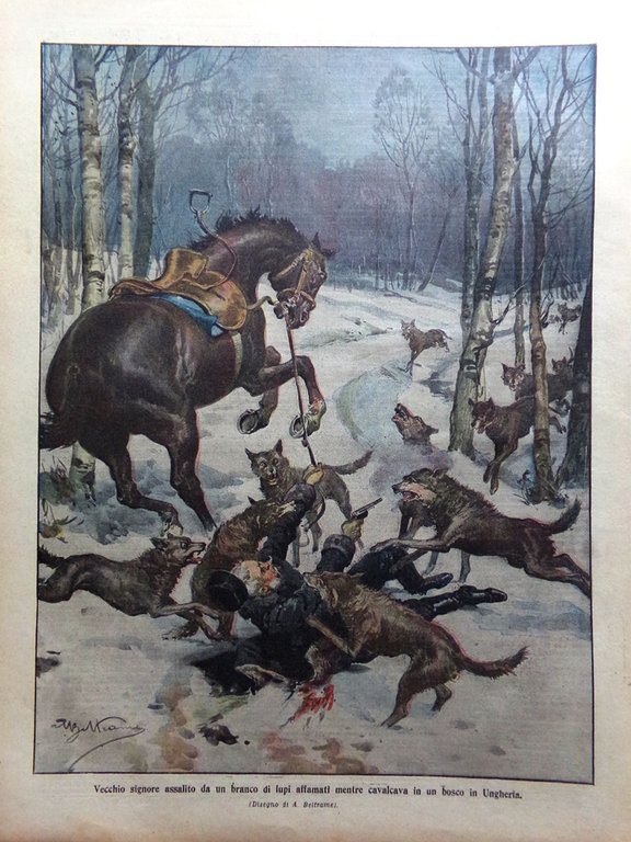 La Domenica del Corriere 30 Gennaio 1910 Scavi Serri Oporto … | Immagine Gallery 3