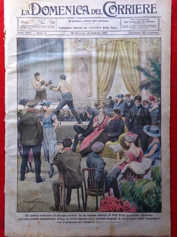 La Domenica del Corriere 30 Gennaio 1921 Congresso di Livorno … | Immagine Gallery 1