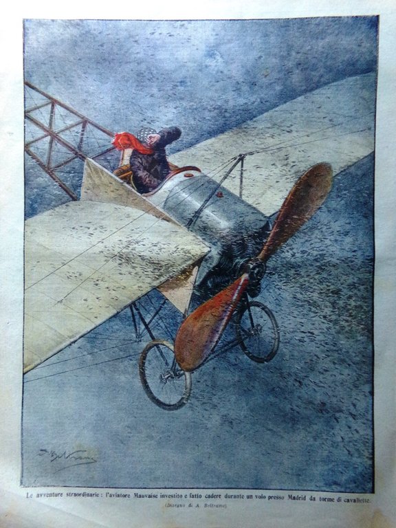 La Domenica del Corriere 30 Giugno 1912 Anniversario Bersaglieri Ferrovia …