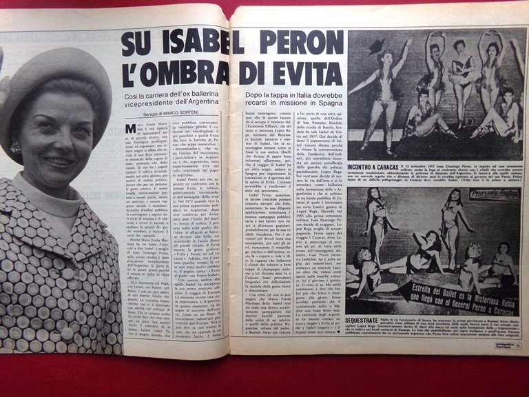 La Domenica del Corriere 30 Giugno 1974 Peron Sordi Nazionale …