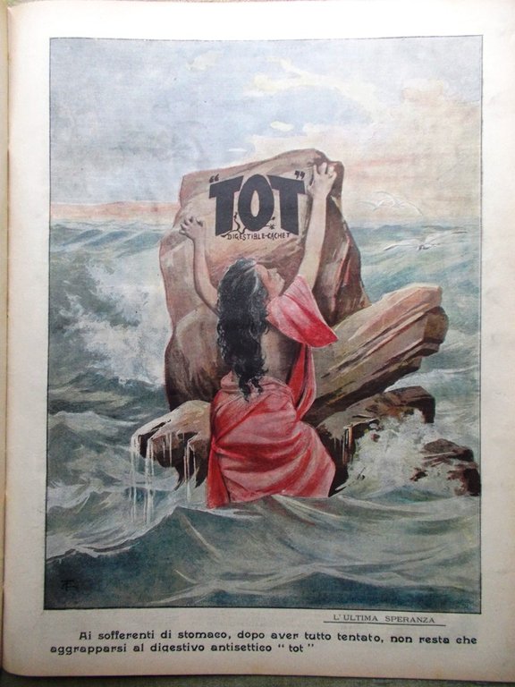 La Domenica del Corriere 30 Luglio 1905 Farfadet Disoccupati Strada …