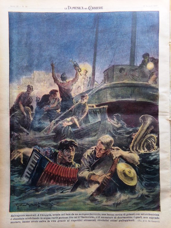 La Domenica del Corriere 30 Luglio 1950 Corea Sud Booth … | Immagine Gallery 4