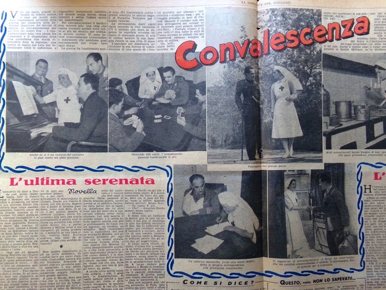 La Domenica del Corriere 30 Maggio 1943 WW2 Bottini Ferite …