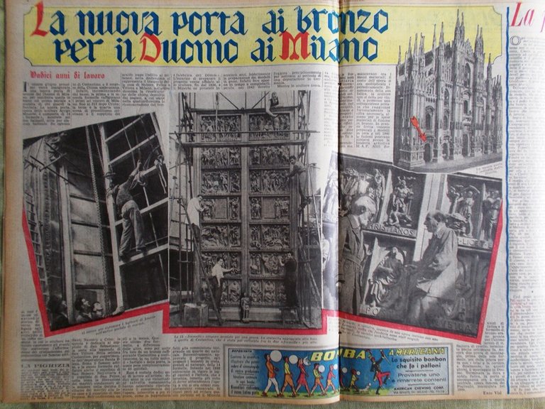 La Domenica del Corriere 30 Maggio 1948 Darnell Palestina Giro …