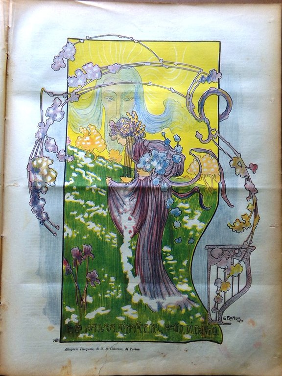 La Domenica del Corriere 30 Marzo 1902 Pasqua Napoli Stron … | Immagine Gallery 7