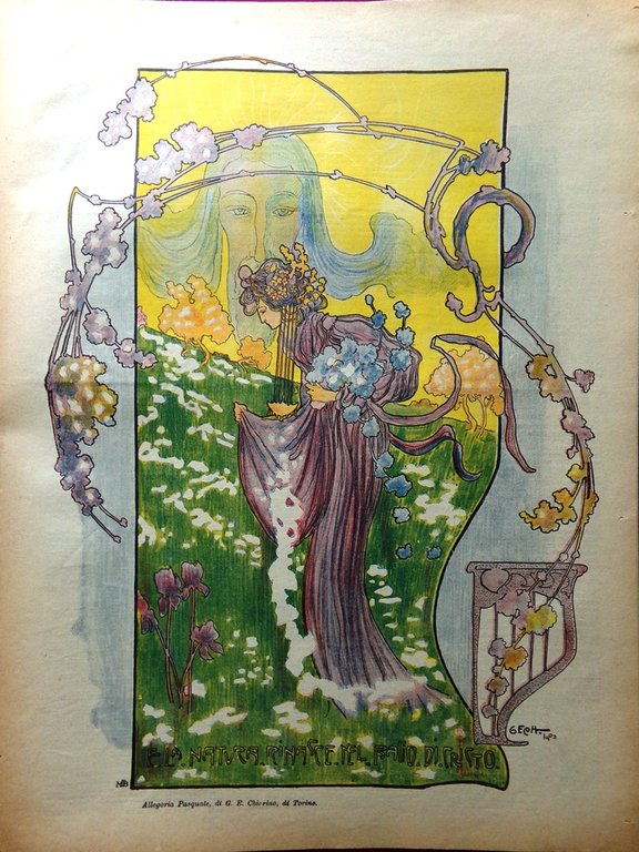 La Domenica del Corriere 30 Marzo 1902 Pasqua Napoli Stron … | Immagine Gallery 8