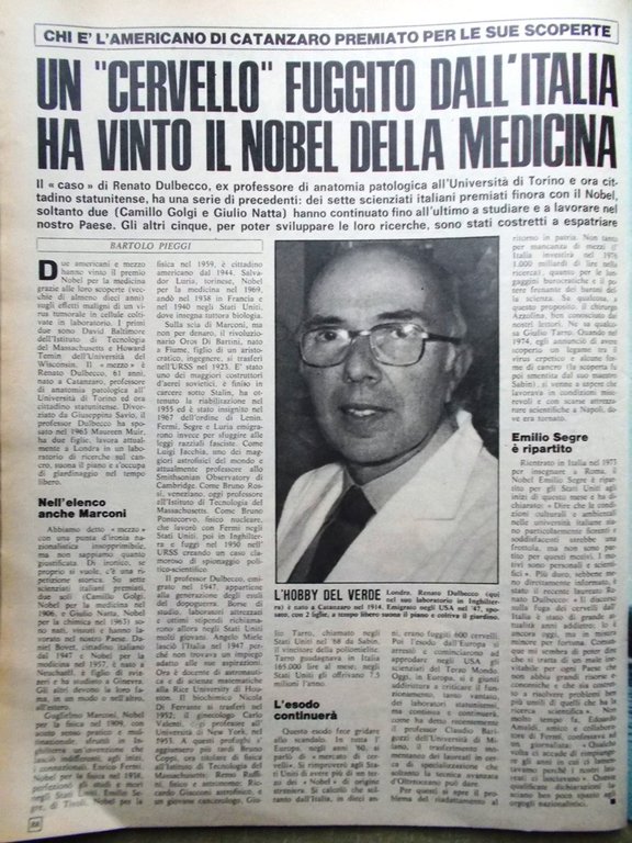 La Domenica del Corriere 30 Ottobre 1975 D'Annunzio Moser Indios … | Immagine Gallery 3