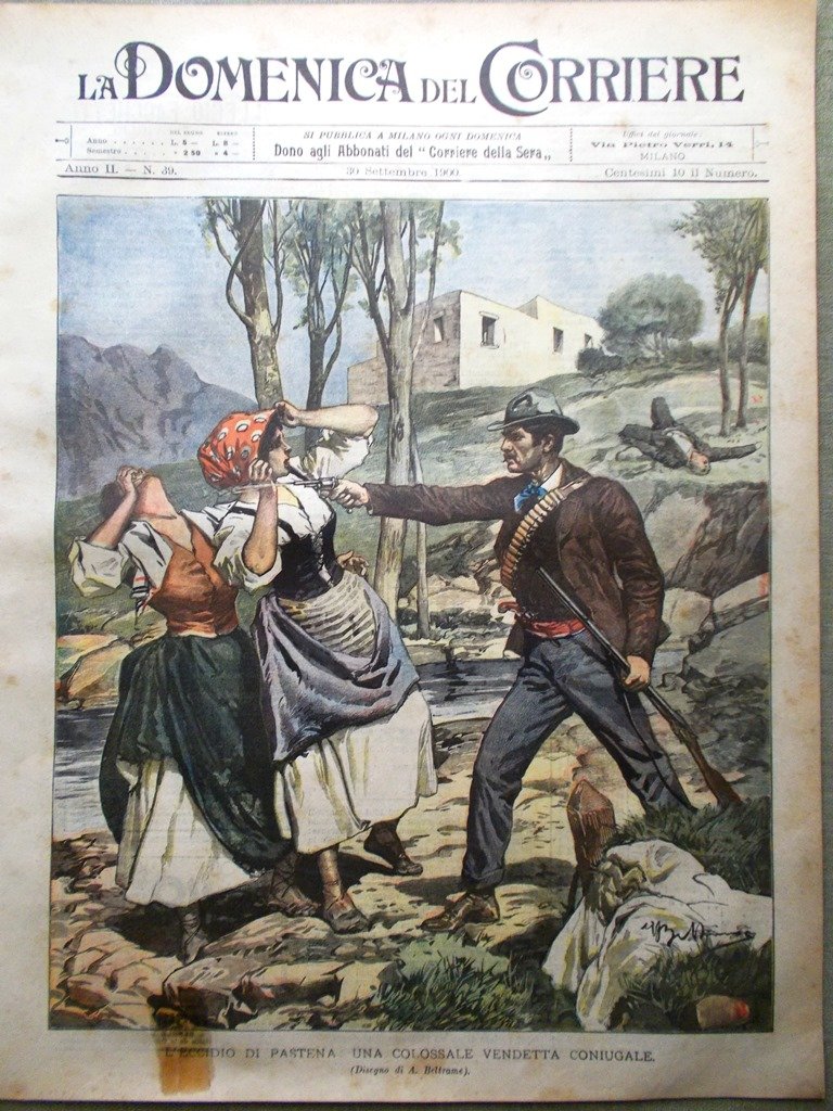 La Domenica del Corriere 30 Settembre 1900 Walpurga von Isacescu …