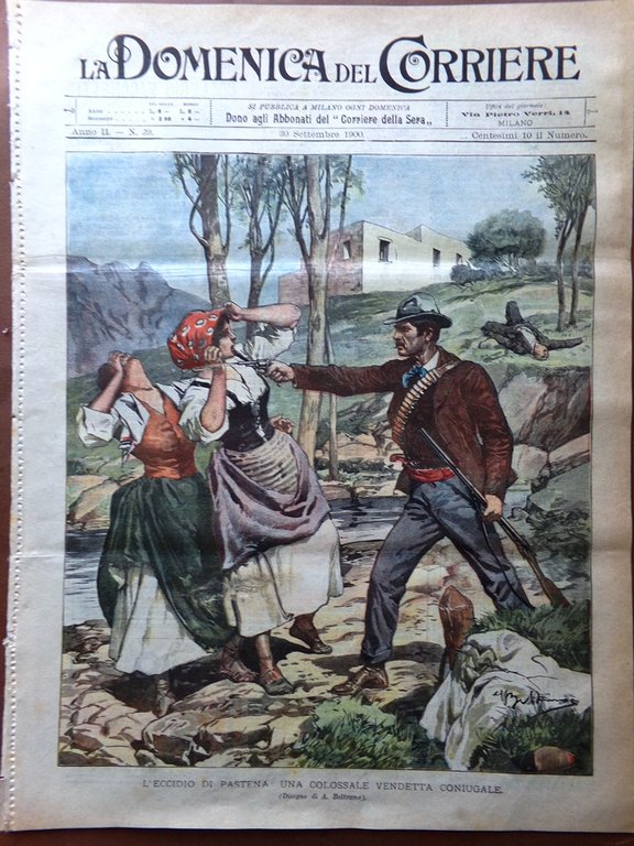 La Domenica del Corriere 30 Settembre 1900 Walpurga von Isacescu …