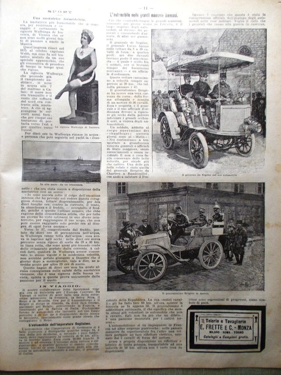 La Domenica del Corriere 30 Settembre 1900 Walpurga von Isacescu …