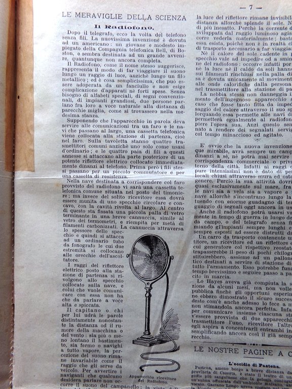 La Domenica del Corriere 30 Settembre 1900 Walpurga von Isacescu …