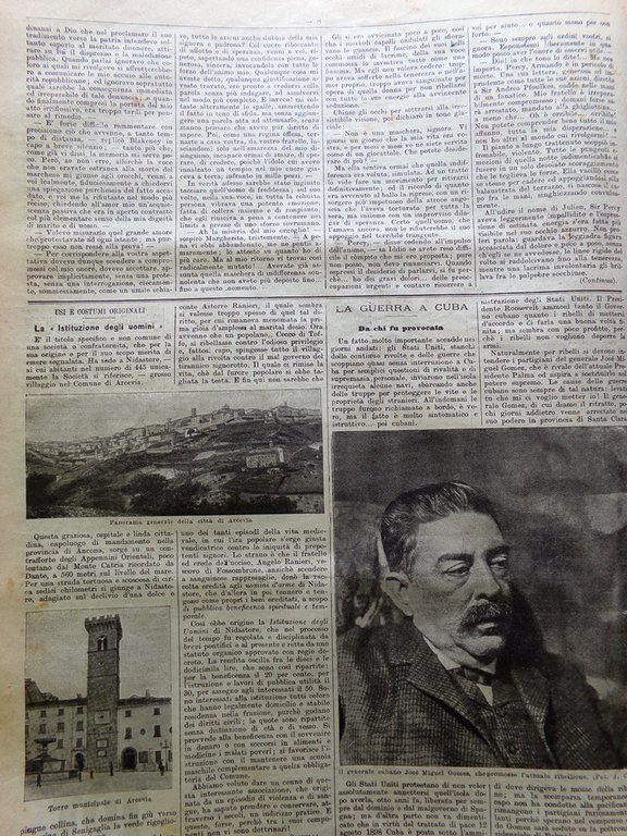 La Domenica del Corriere 30 Settembre 1906 Cuba Termini Imerese …