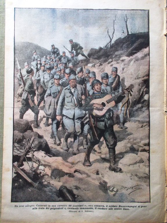 La Domenica del Corriere 30 Settembre 1917 WW1 Colombo Propaganda …