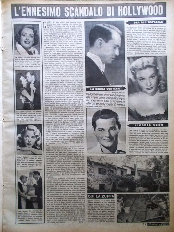La Domenica del Corriere 30 Settembre 1951 Tone Neal Ponte …
