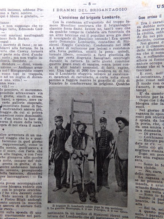 La Domenica del Corriere 31 Agosto 1902 Matrimonio in Sardegna …