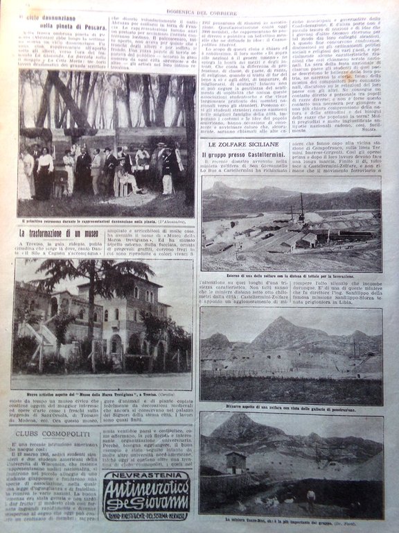 La Domenica del Corriere 31 Agosto 1913 Sampierdarena Logismografia Cerboni …