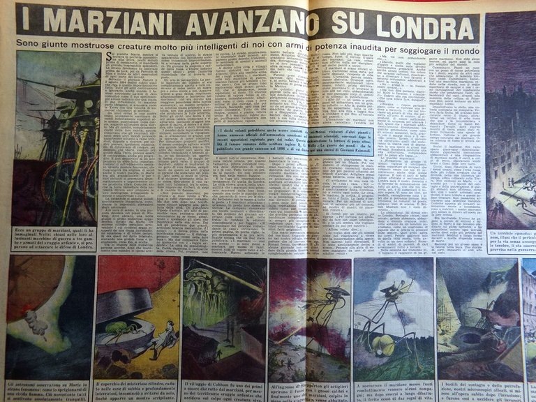 La Domenica del Corriere 31 Agosto 1952 Marziani su Londra … | Immagine Gallery 4