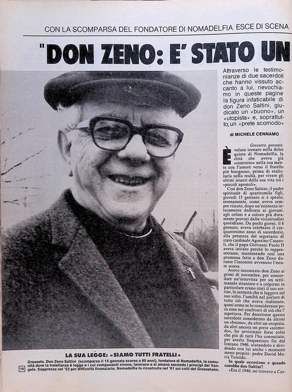 La Domenica del Corriere 31 Gennaio 1981 Baudo Claudio Villa …
