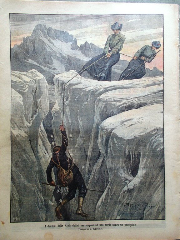 La Domenica del Corriere 31 Luglio 1904 Anfiteatro Catania Reclame …