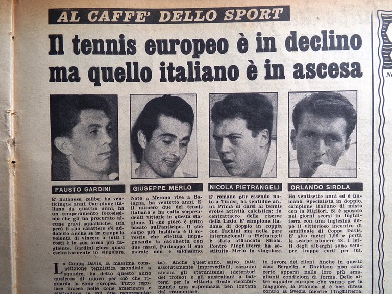 La Domenica del Corriere 31 Luglio 1955 Clark Gable Moretti …