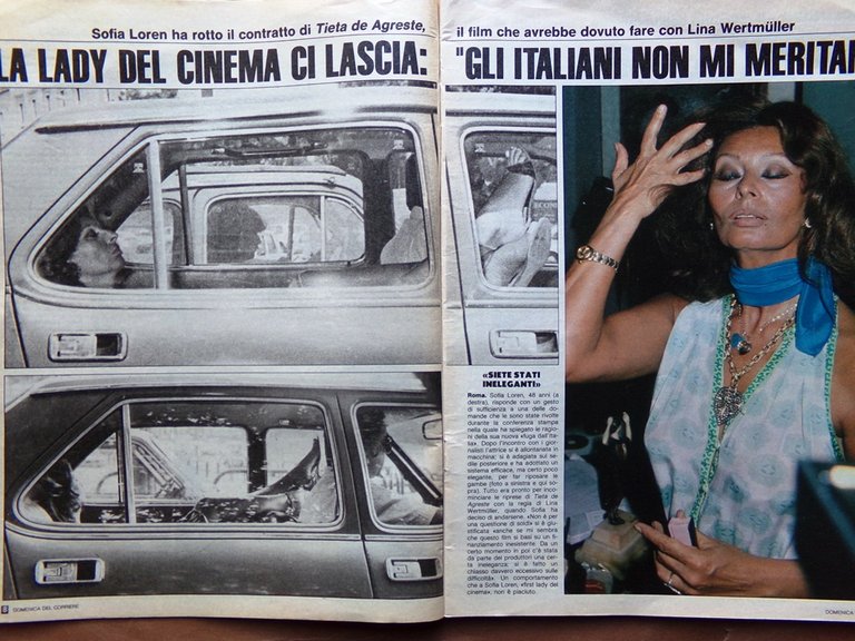 La Domenica del Corriere 31 Luglio 1982 Loren Paolo Rossi …