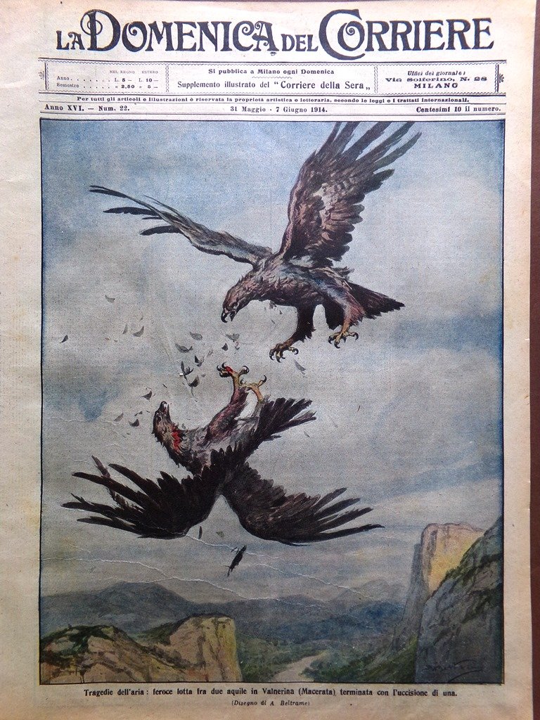 La Domenica del Corriere 31 Maggio 1914 Nonantola Langwies Rocca …