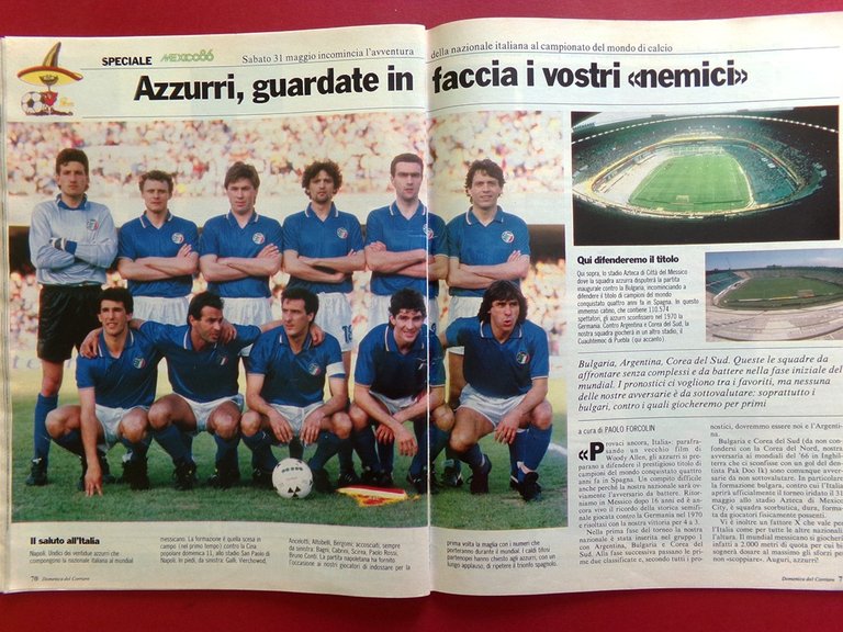 La Domenica del Corriere 31 Maggio 1986 Chernobyl Mondiali Calcio …