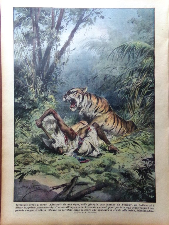 La Domenica del Corriere 31 Marzo 1935 Africa Orientale Campbell …