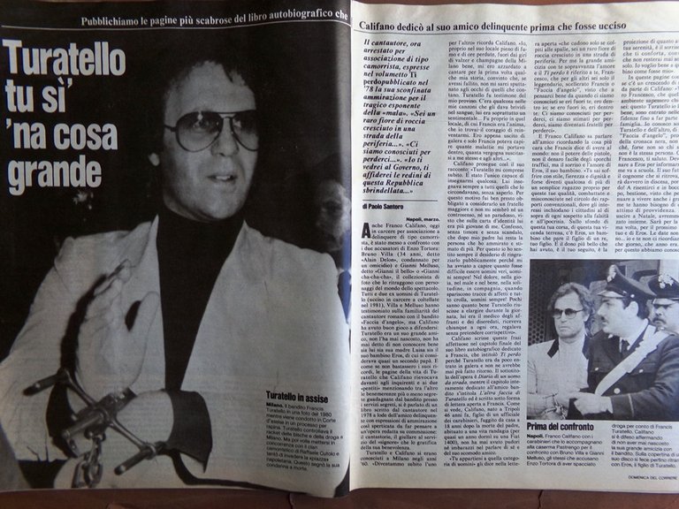 La Domenica del Corriere 31 Marzo 1984 Tortora Turatello Califano …