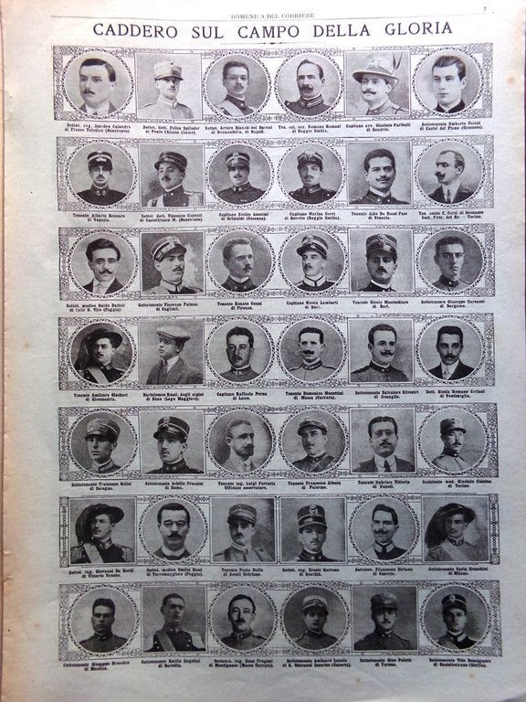 La Domenica del Corriere 31 Ottobre 1915 WW1 Mrzli Pompilj …