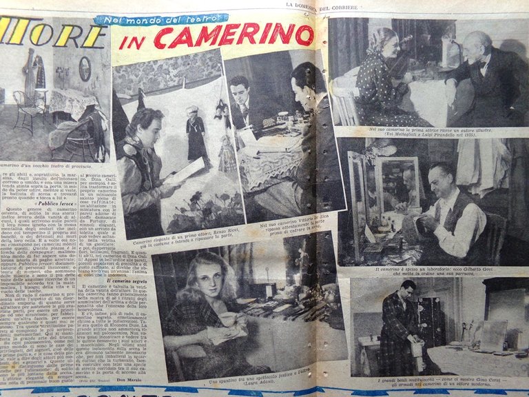 La Domenica del Corriere 31 Ottobre 1943 WW2 Luigi Magrini …