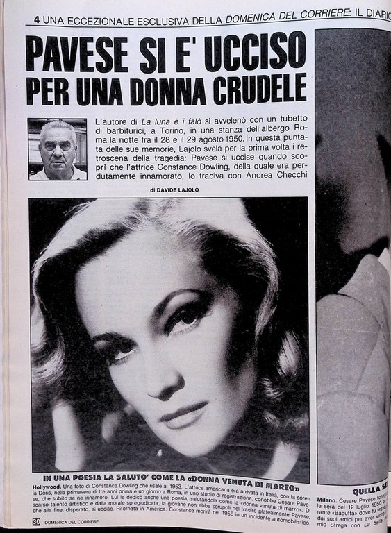 La Domenica del Corriere 31 Ottobre 1981 Pavese El-Sadat Pertini …