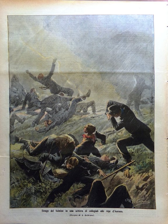 La Domenica del Corriere 4 Agosto 1907 Pechino Parigi Reggio …