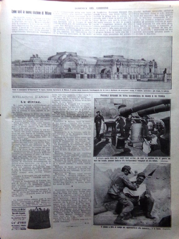 La Domenica del Corriere 4 Agosto 1912 Bussana Misrata Fontainemore …