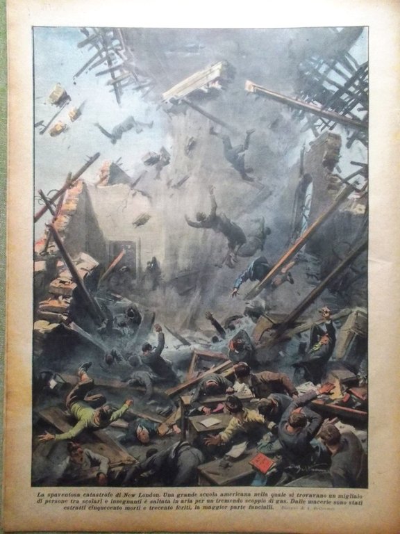 La Domenica del Corriere 4 Aprile 1937 Scuola New London … | Immagine Gallery 4