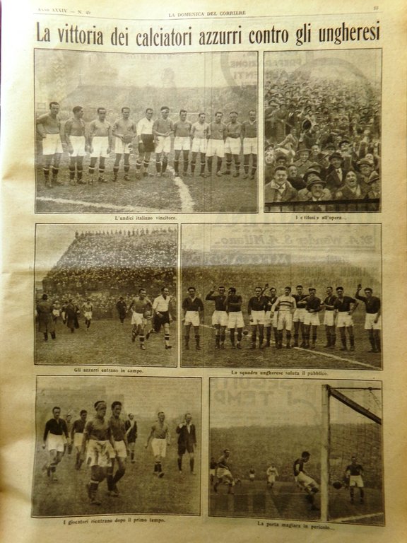 La Domenica del Corriere 4 Dicembre 1932 Feste Veneziane Libia …