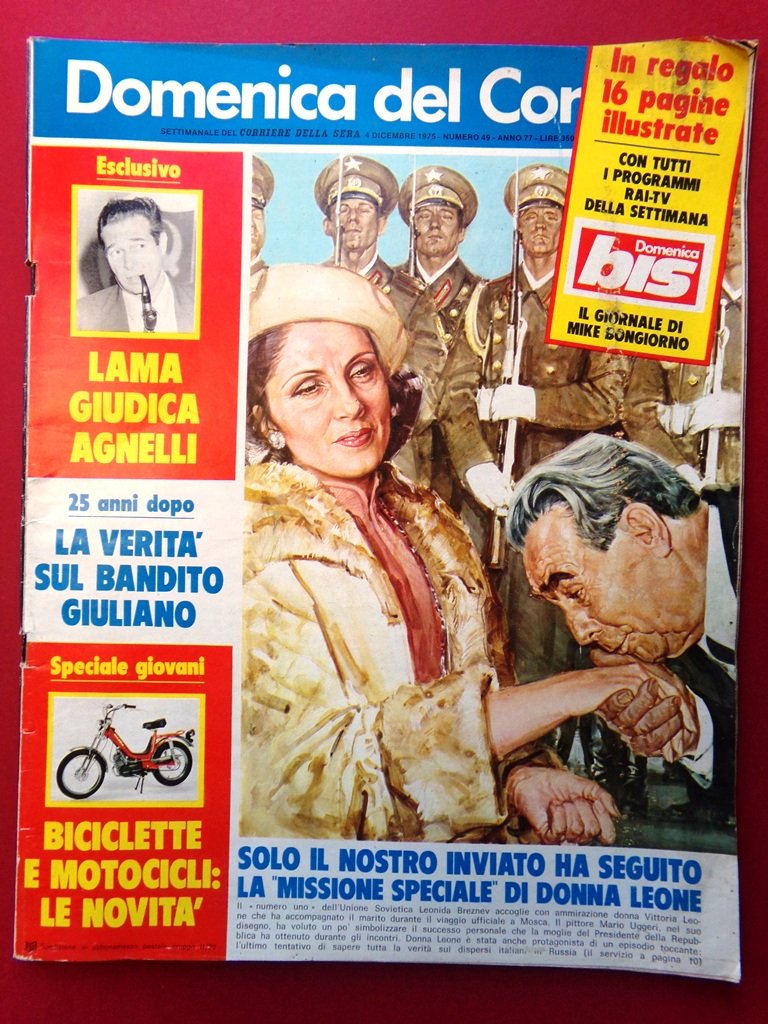 La Domenica del Corriere 4 Dicembre 1975 Lama Ughi Corso …